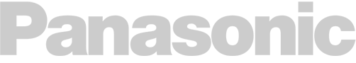 Panasonic logo in grey