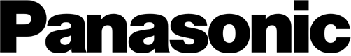 Panasonic logo in black